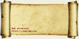 Jovana Kajganić vizit kartica